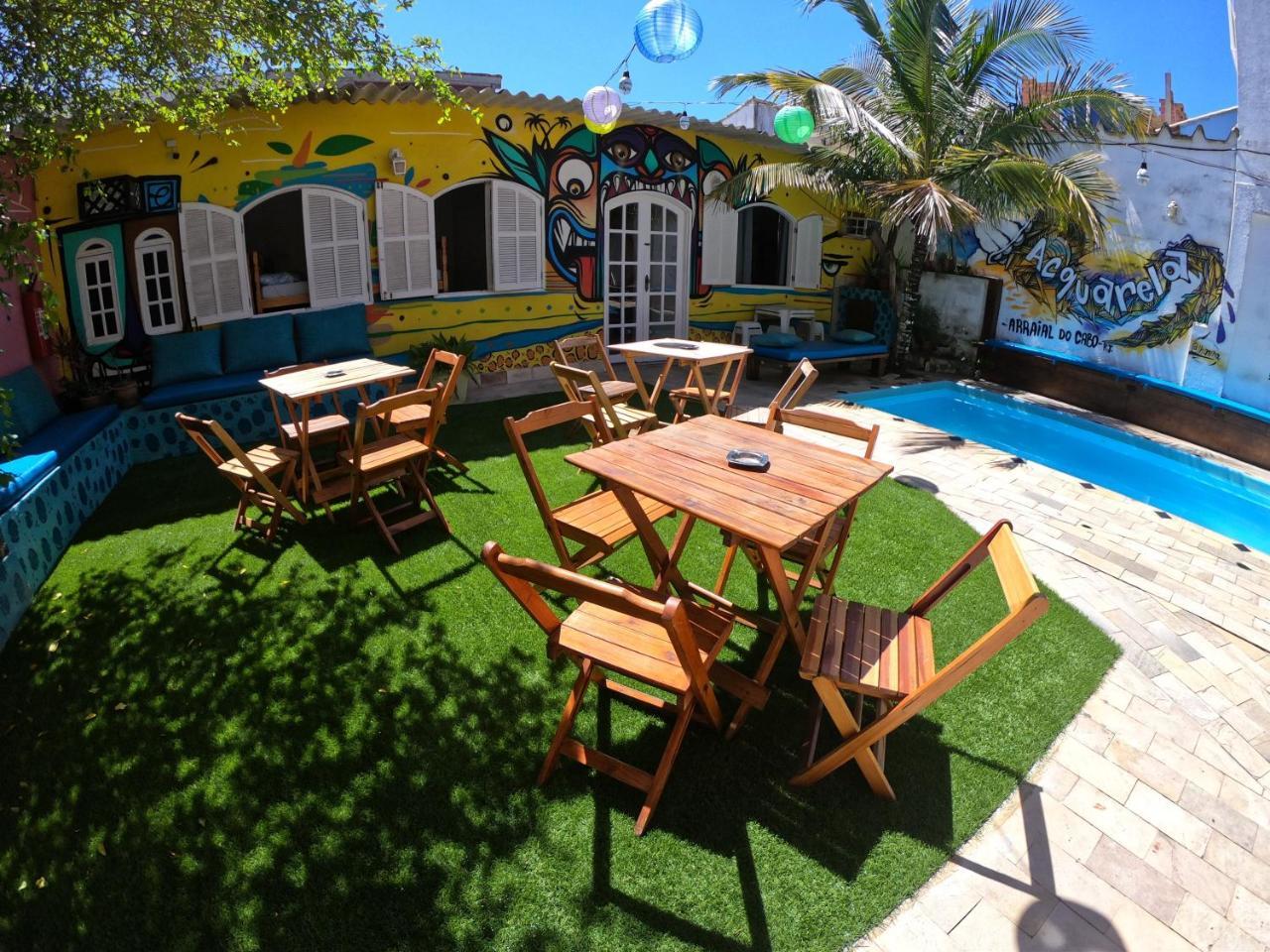 Acquarela Hostel Арраял-ду-Кабу Экстерьер фото