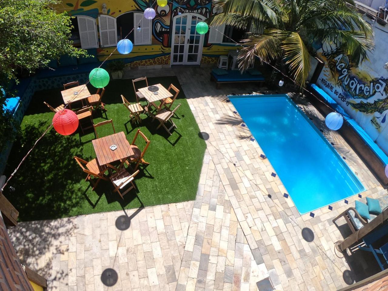 Acquarela Hostel Арраял-ду-Кабу Экстерьер фото